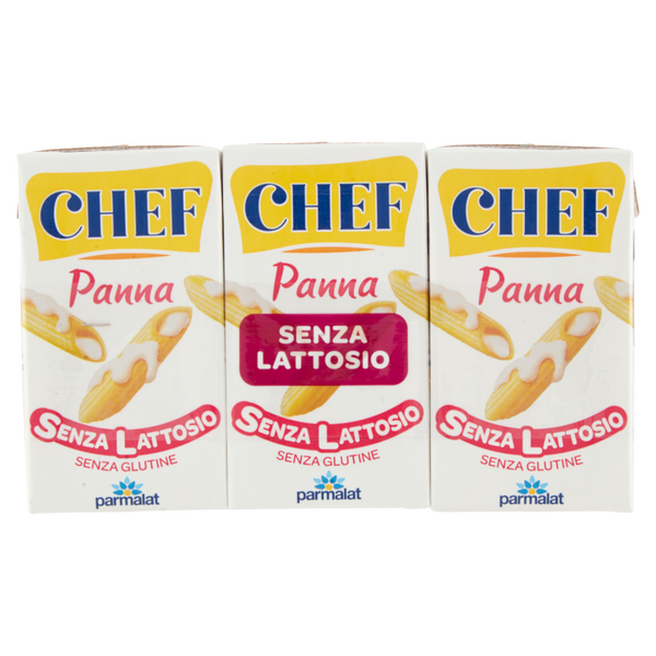PARMALAT CHEF PANNA UHT SENZA LATTOSIO 125 MLX3