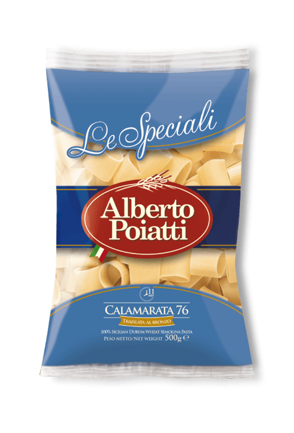 Le Speciali Alberto Poiatti:  Calamarata N 76 trafilata al bronzo Gr 500