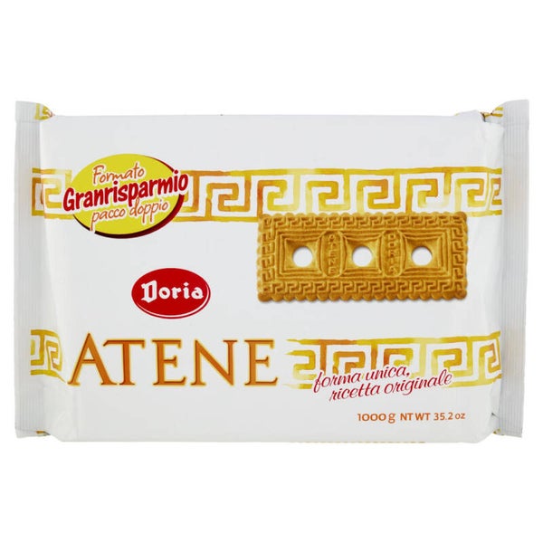 Biscotti Atene Doria pacco doppio gran risparmio - 1 kg