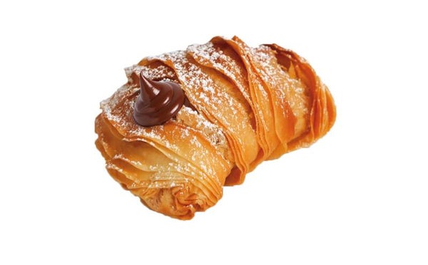Coda di aragosta ripiene di crema al cioccolato e nocciole.  Conf da gr 250