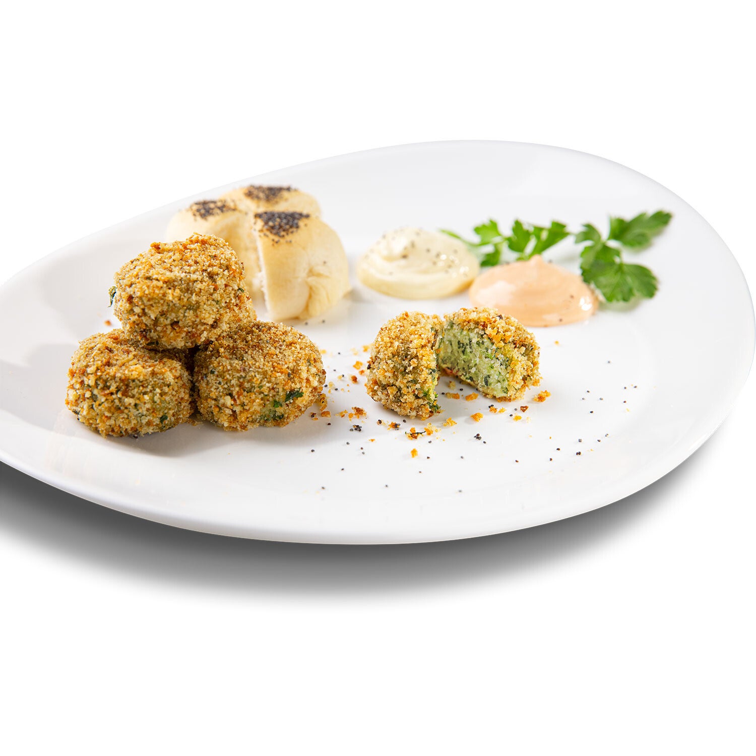 Pronto Forno: Bocconi di merluzzo e spinaci  vassoio 400 gr