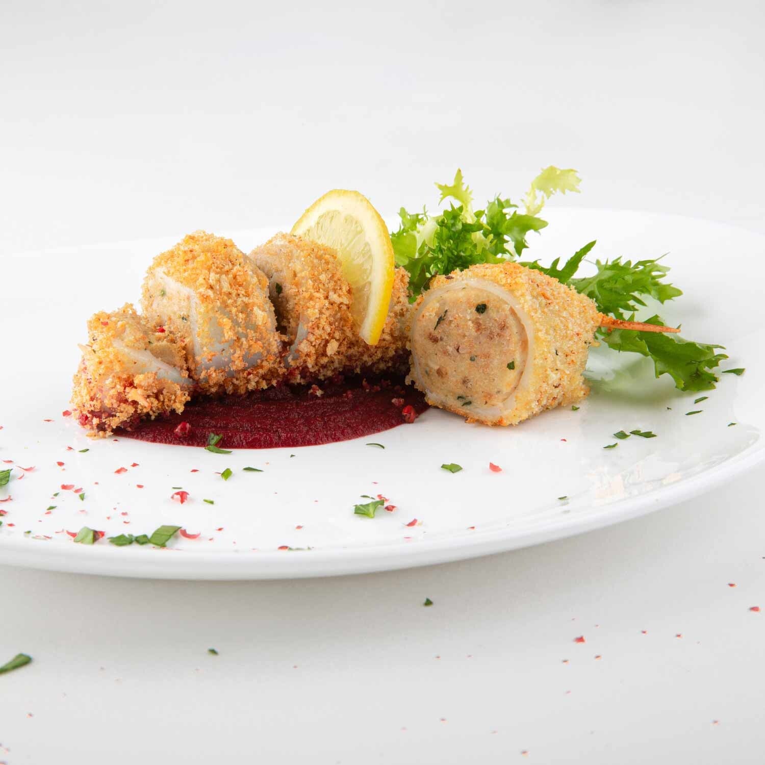 Pronto Forno: Calamari ripieni gratinati vassoio 400 gr