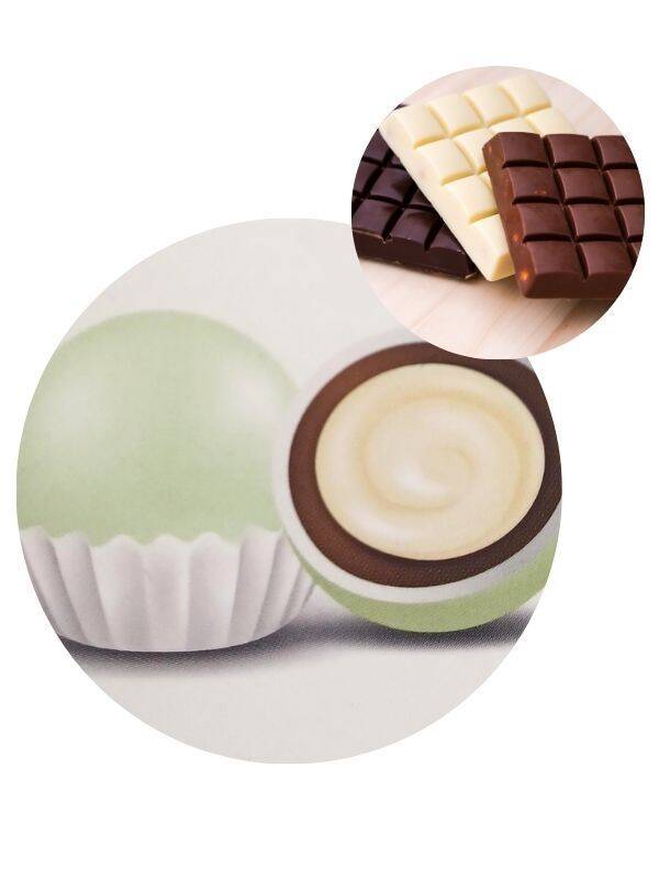 Buratti Ball Bon Nuance Verde Salvia 500g - Praline Cioccolato e Crema