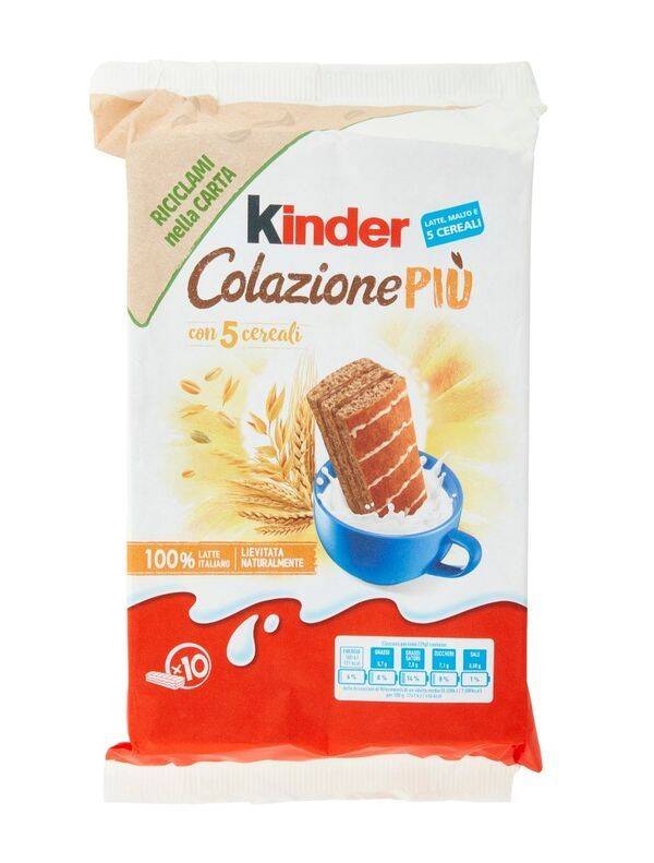 KINDER Colazione Più 5 Creali 290G