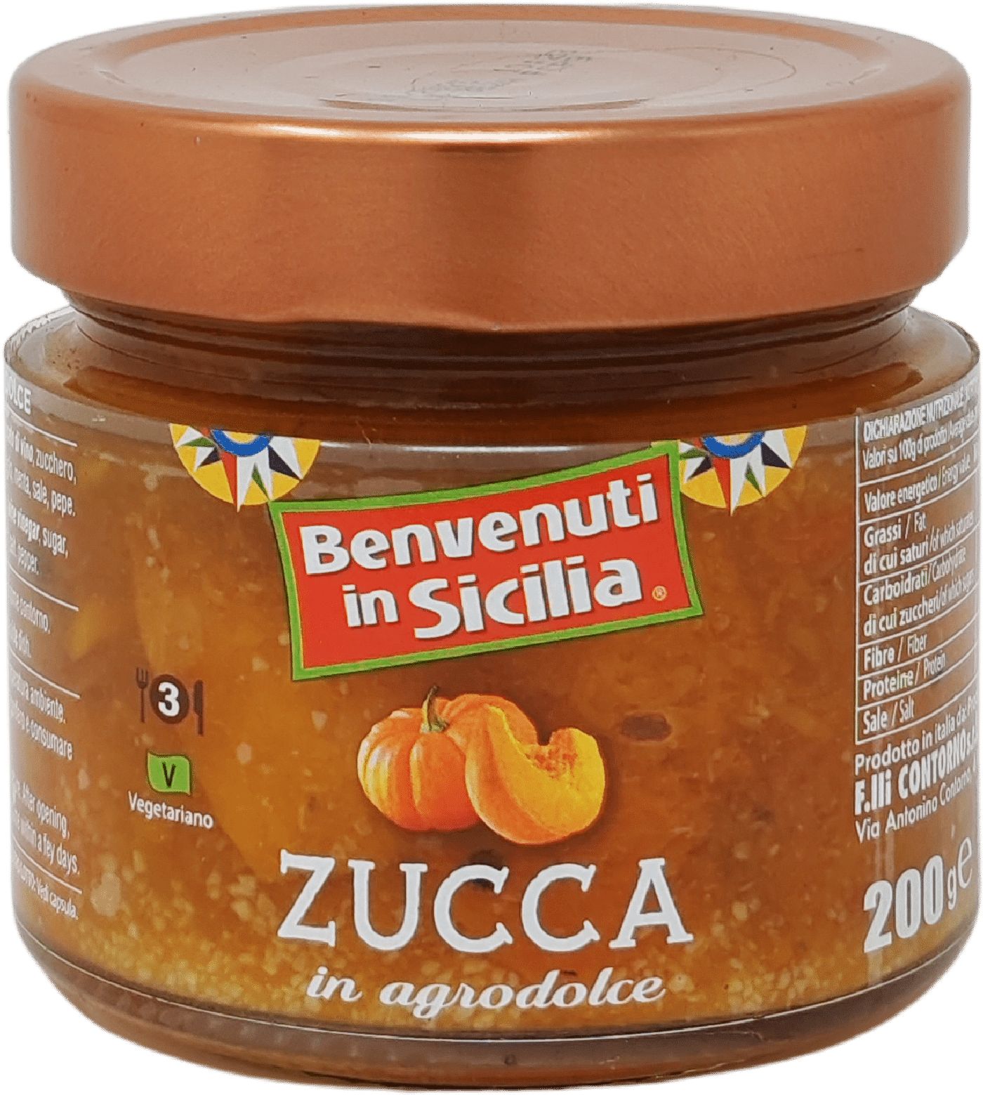 Zucca in agrodolce Gr 200