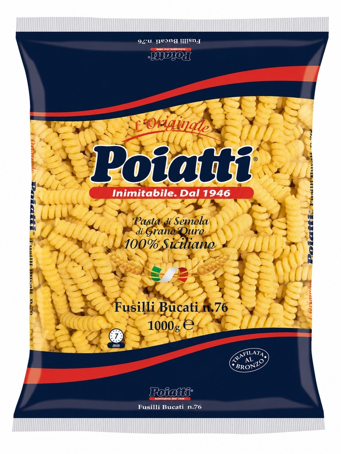 Poiatti: Fusilli Bucati N 76  Kg 1