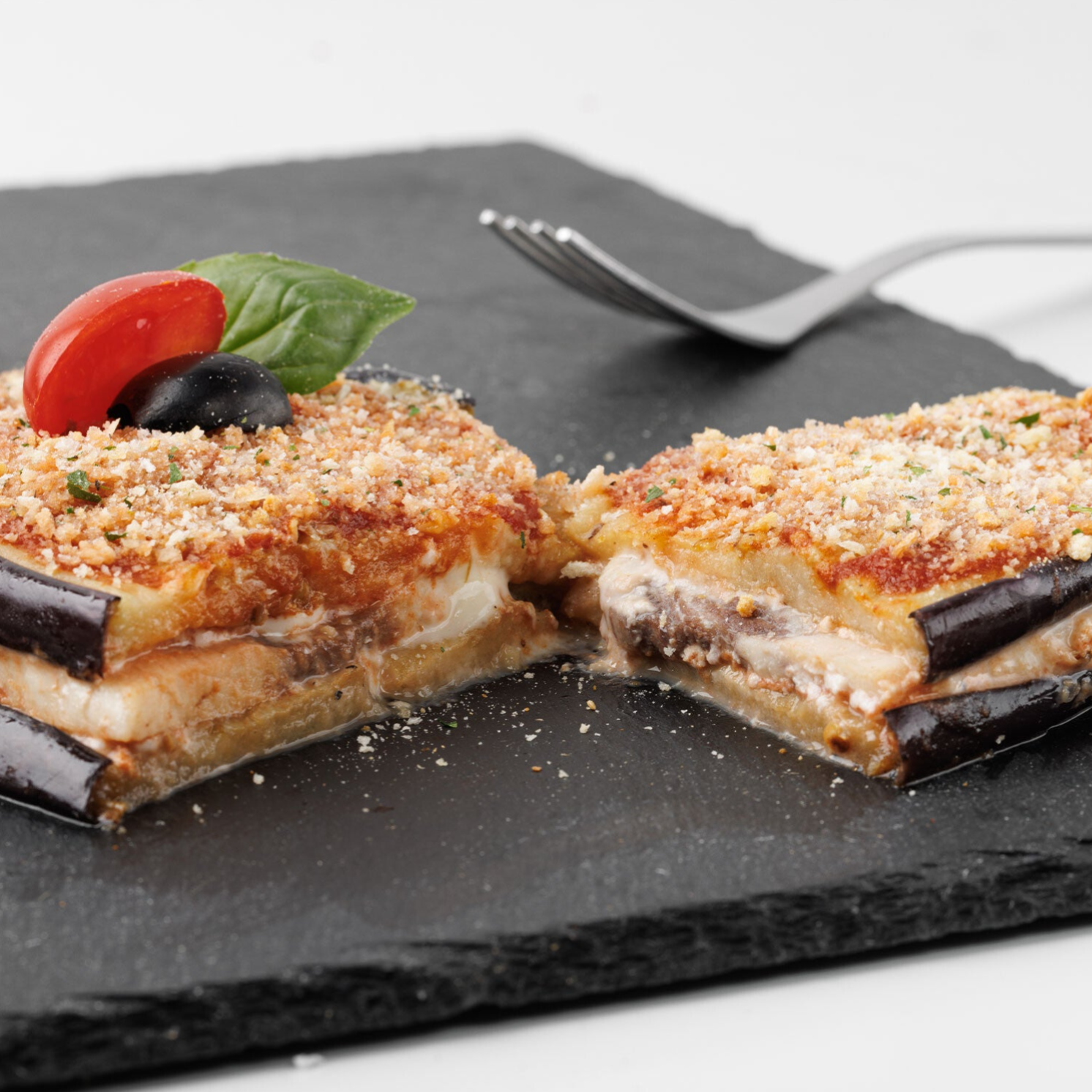 Pronto Forno: Parmigiana di pesce spada  vassoio 350 gr