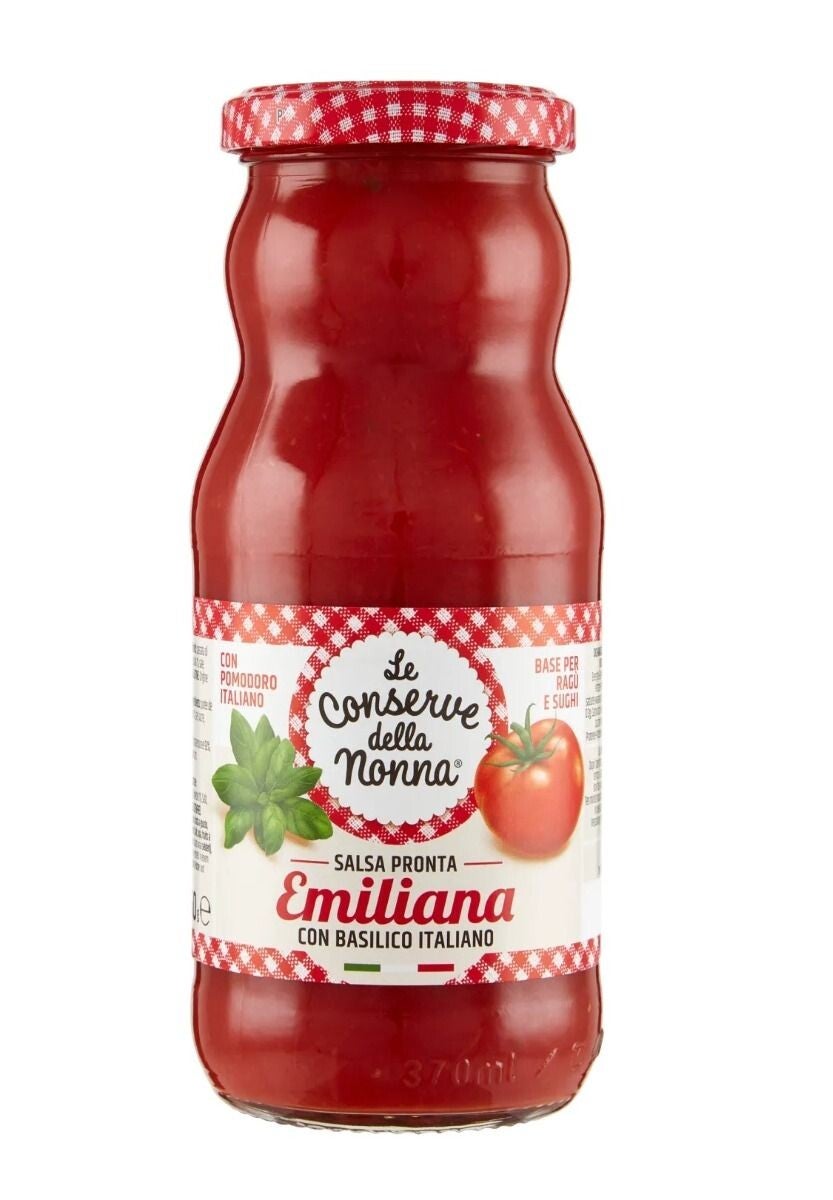 LE CONSERVE DELLA NONNA Salsa Pronta Emiliana con basilico 350 Gr