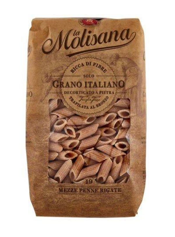 LA MOLISANA Integrale N.19 Mezze Penne Rigate 500G