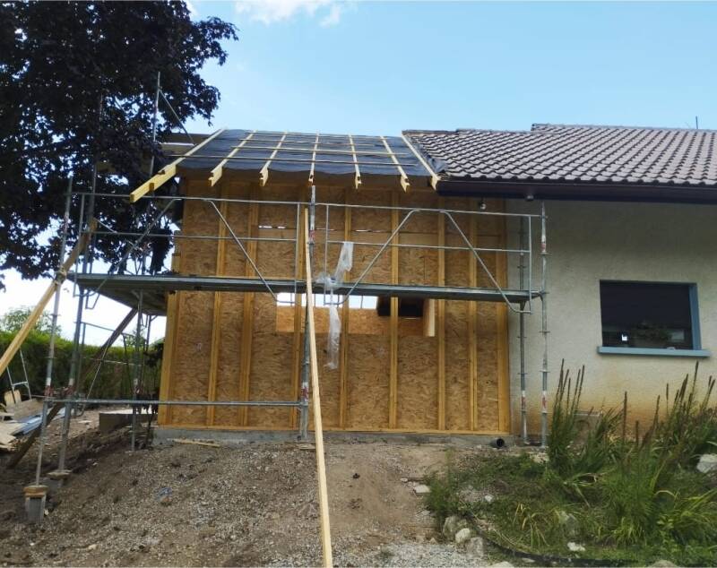 Structure bois, charpente, haute savoie