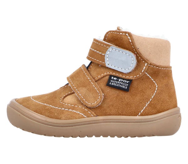 Bottines fourrées barefoot JONAP B5 BARE Cinnamon