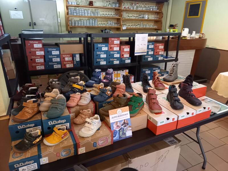 Expo-vente chaussures barefoot en Haute-Savoie