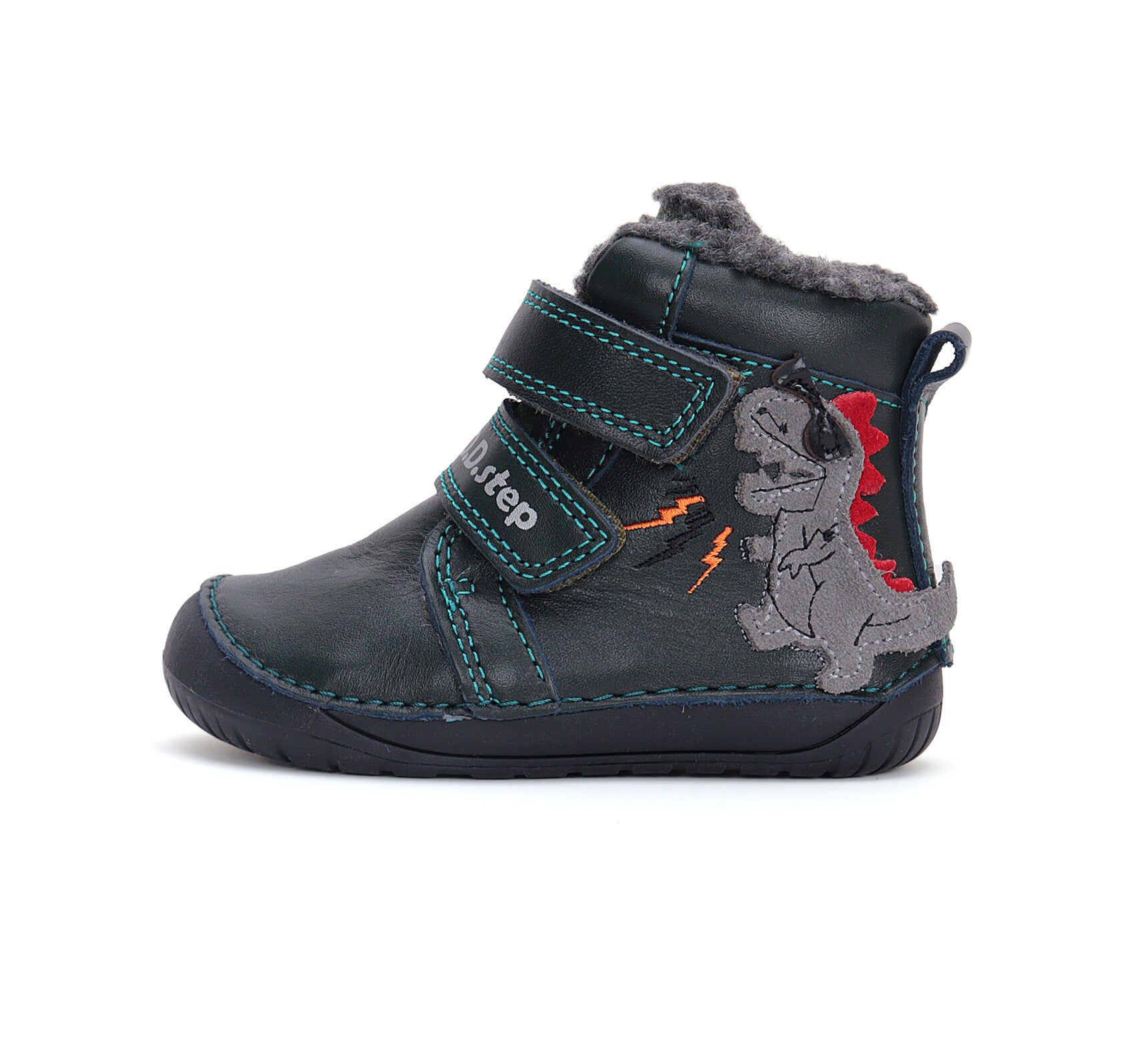Bottines fourrées barefoot D.D. STEP Cool Dino W070-42838A