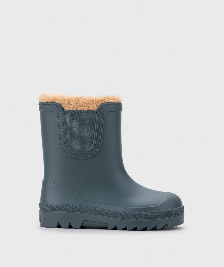 Bottes fourrées barefoot IGOR VERONA WIDE Borrego Petrolio W10340-400