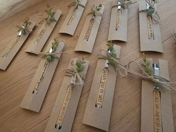 Bambuskugelschreiber mit Gravur