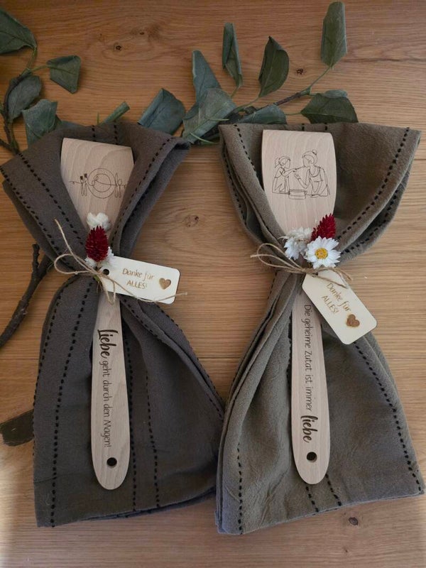 Kochlöffel/Pfannenwender Geschenk-Sets♥︎