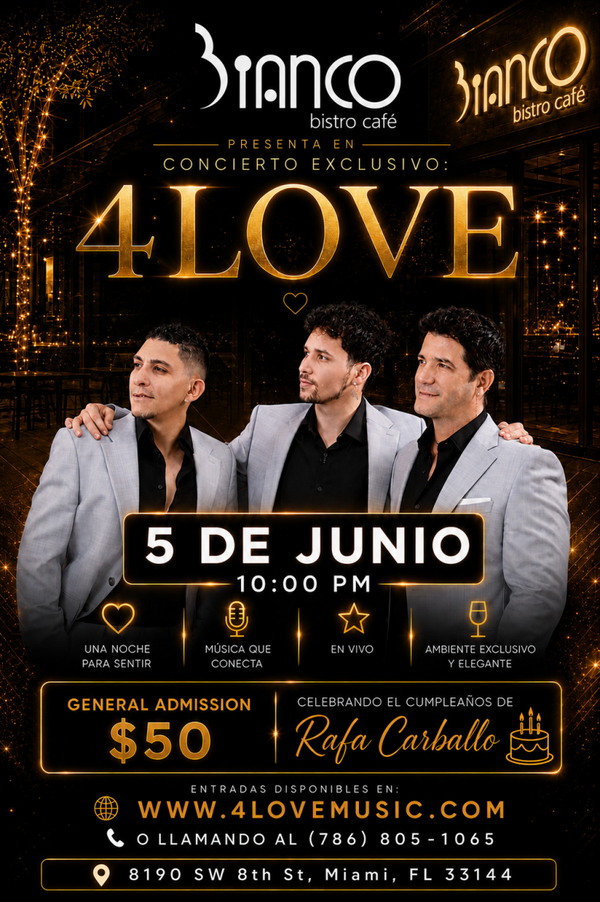 4LOVE LIVE IN CONCERT