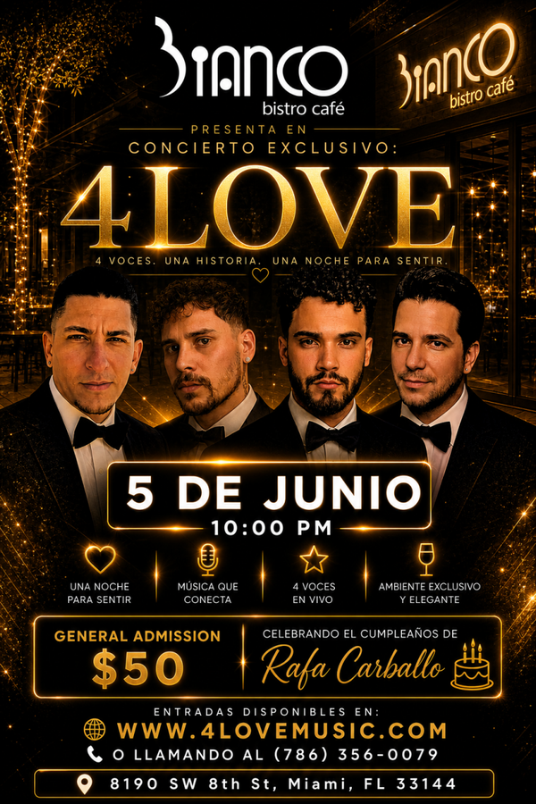 4LOVE LIVE IN CONCERT