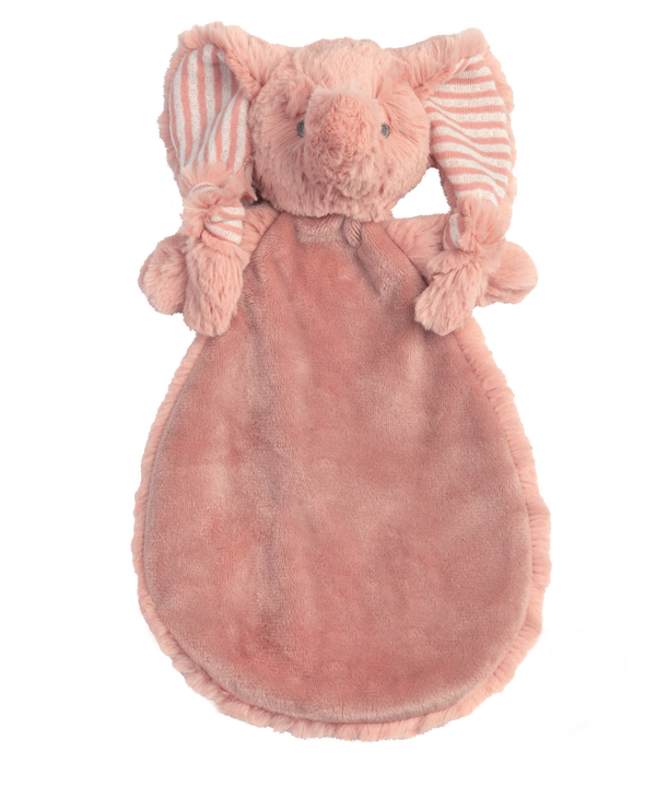Knuffeldoekje olifant oudroze met naam