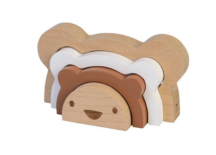BamBam houten stapeltoren beer