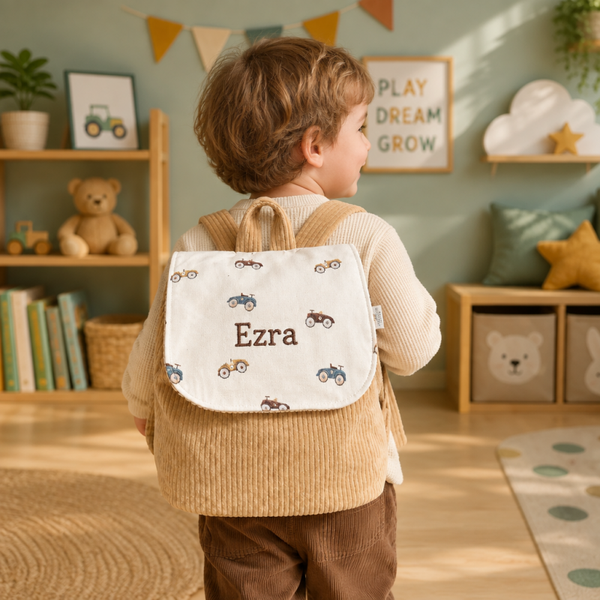 Rugzak auto beige