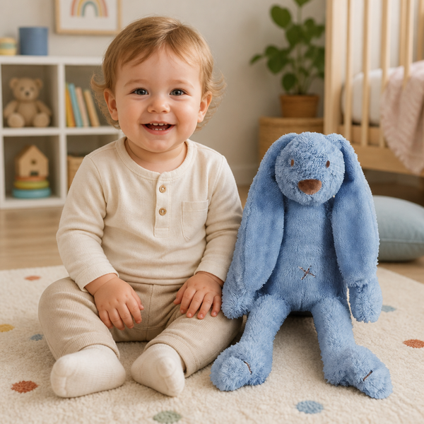 Knuffel Richie blauw
