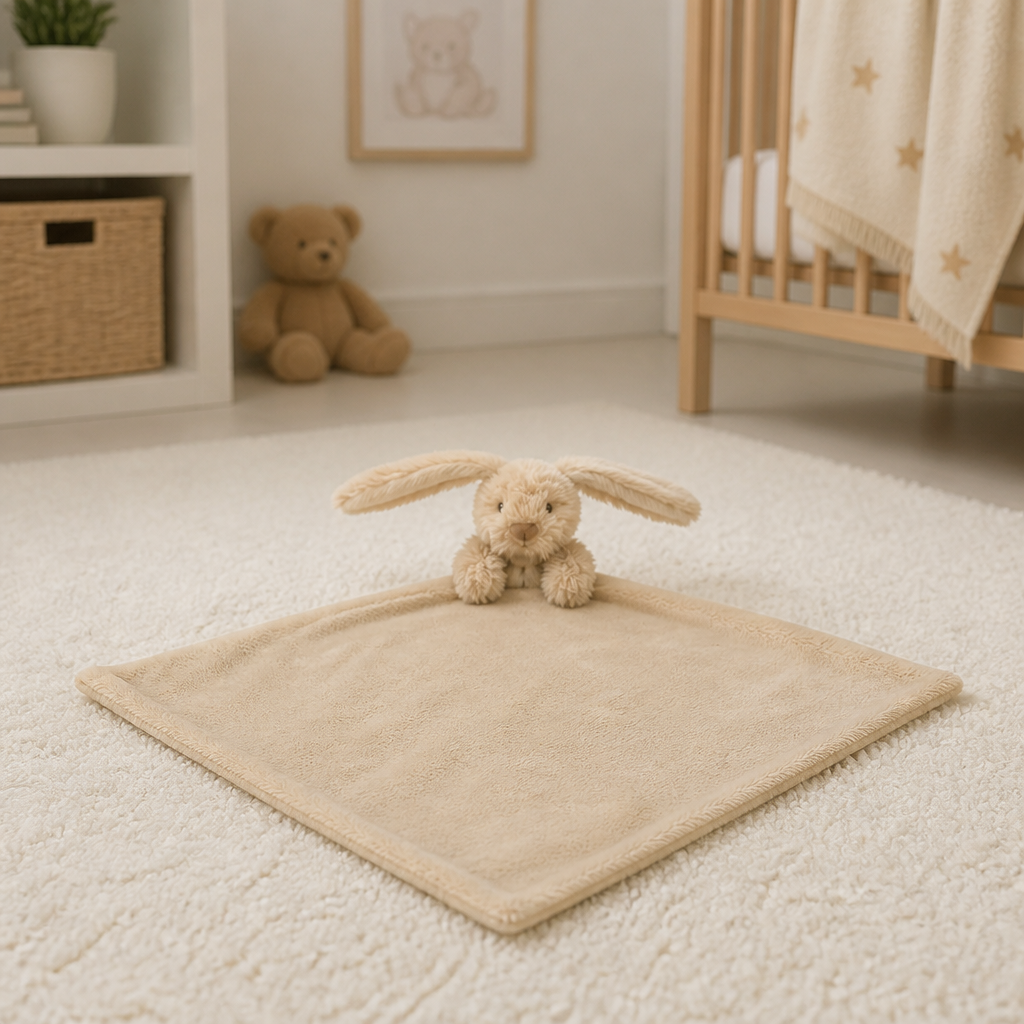 Knuffeldekentje beige