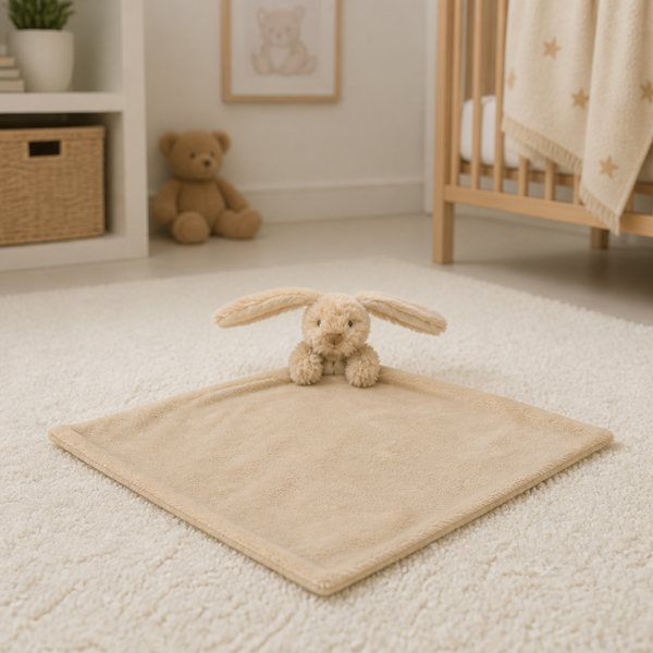 Knuffeldekentje beige