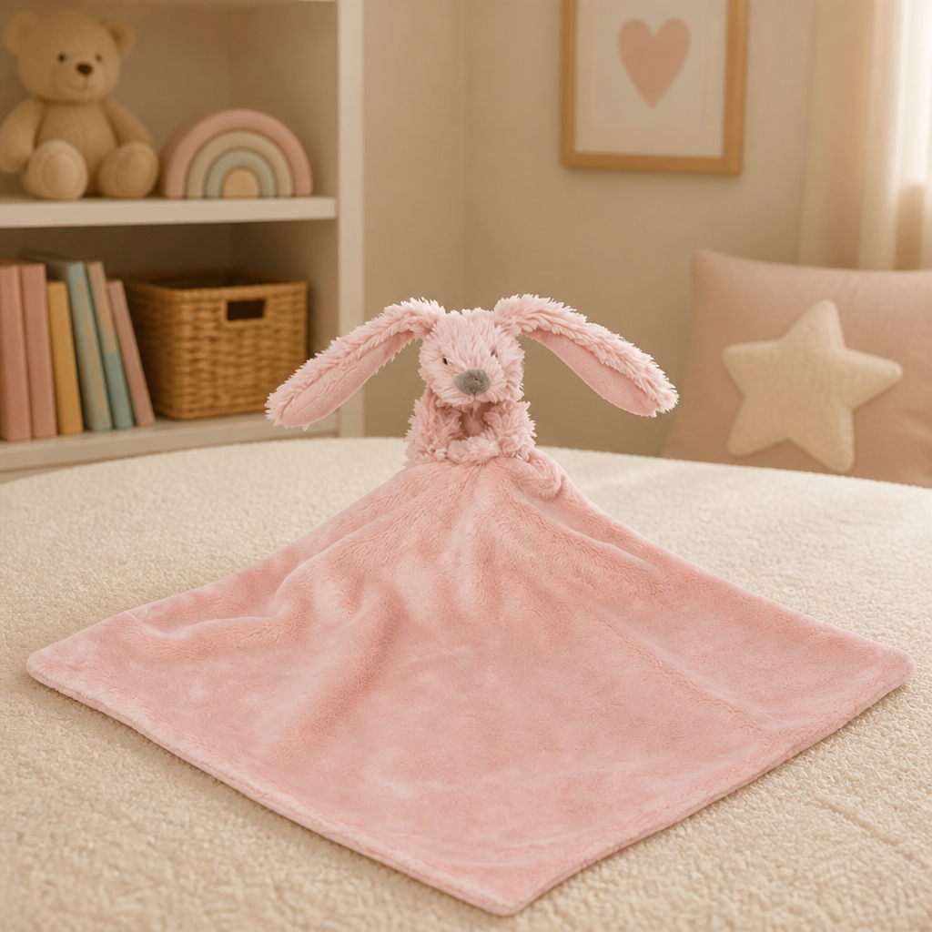 Knuffeldekentje roze