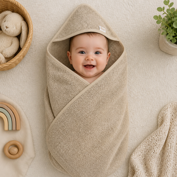 Badcape beige
