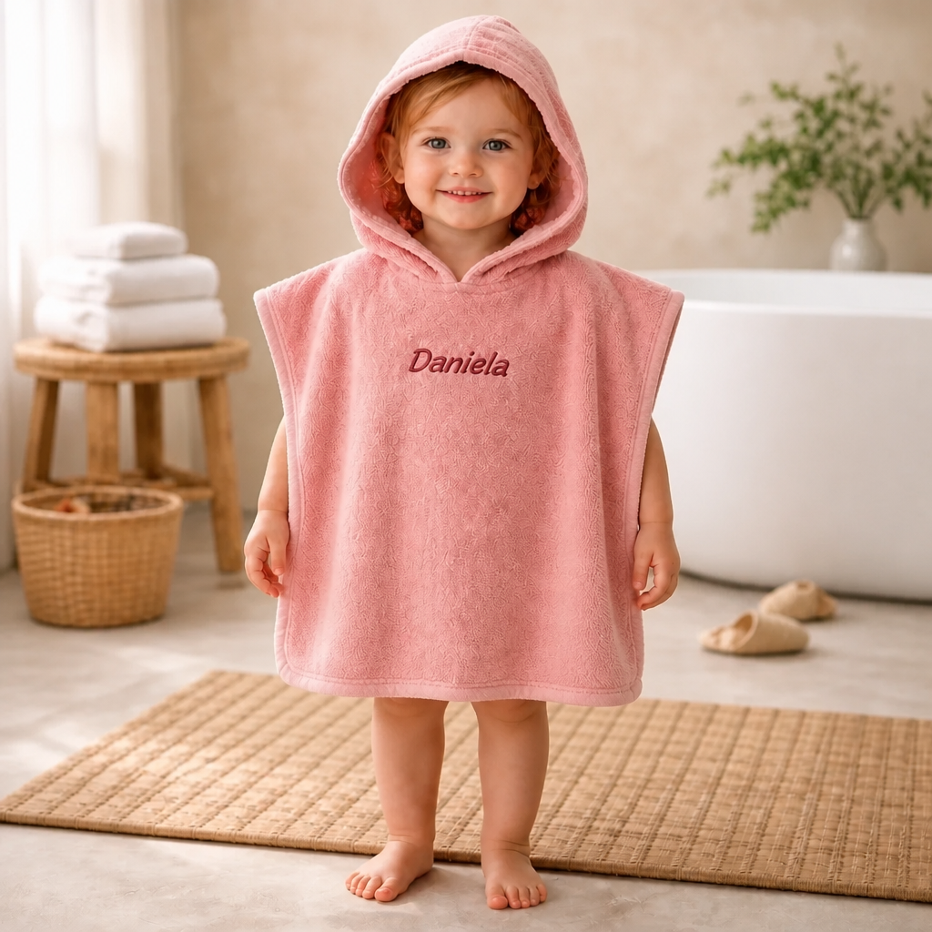 Poncho roze