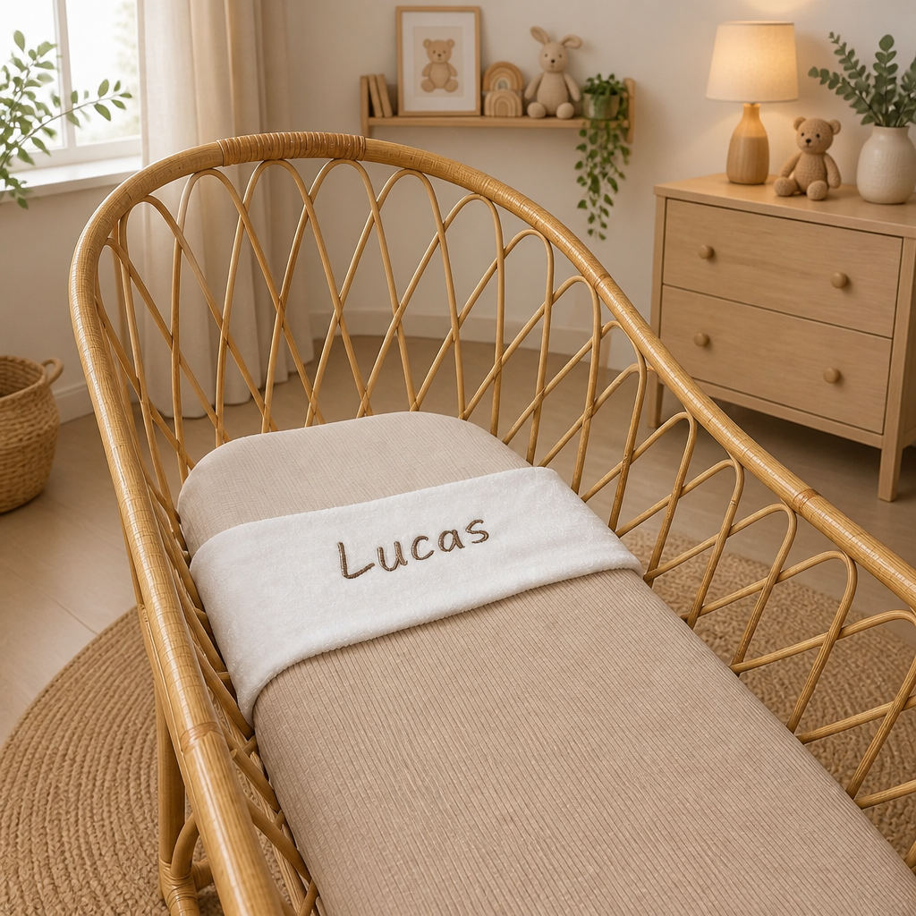 Dekentje beige fluweel