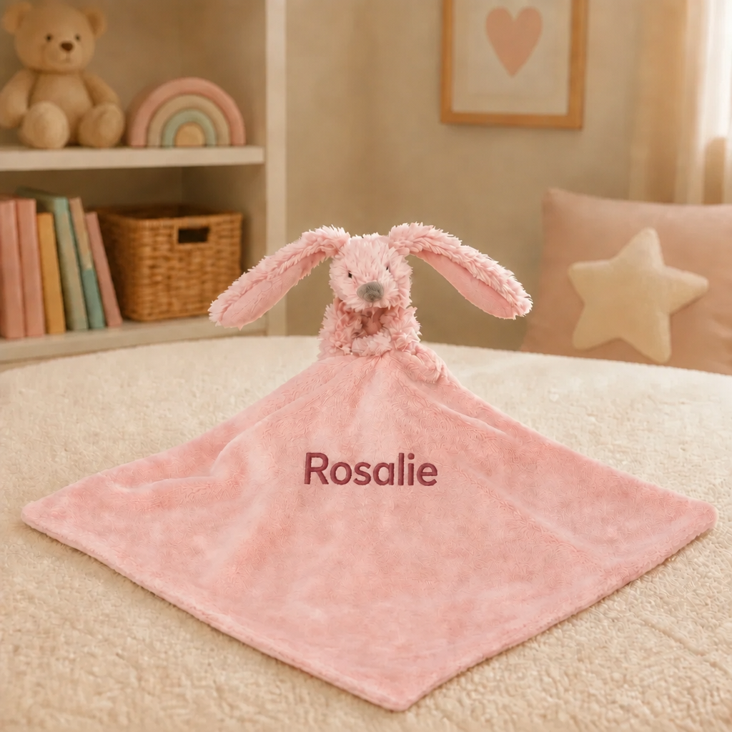 Knuffeldekentje roze