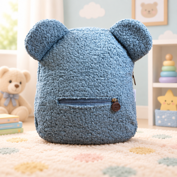 Rugzak teddy blauw