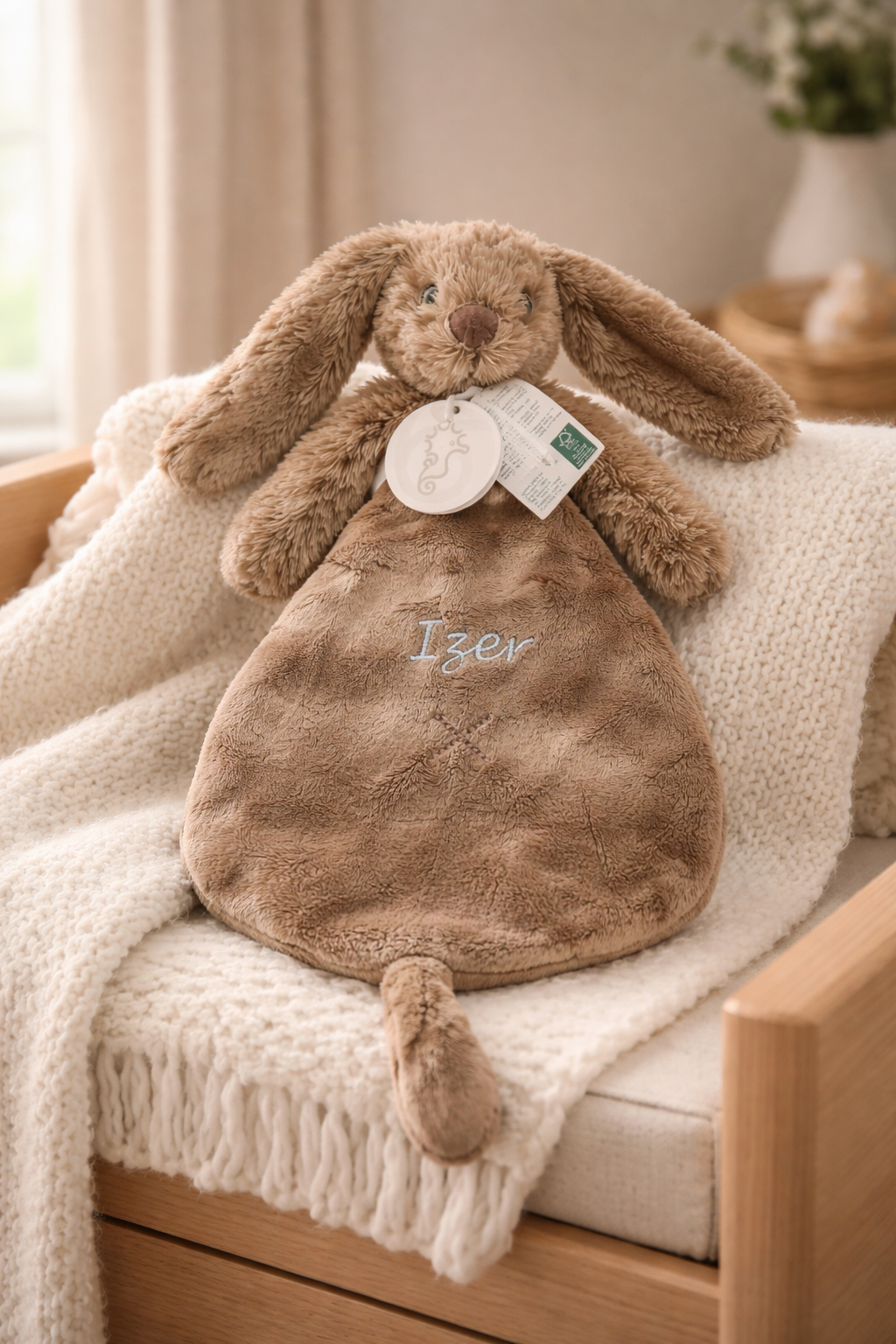 Rabbit Richie tuttle knuffeltje  met naam