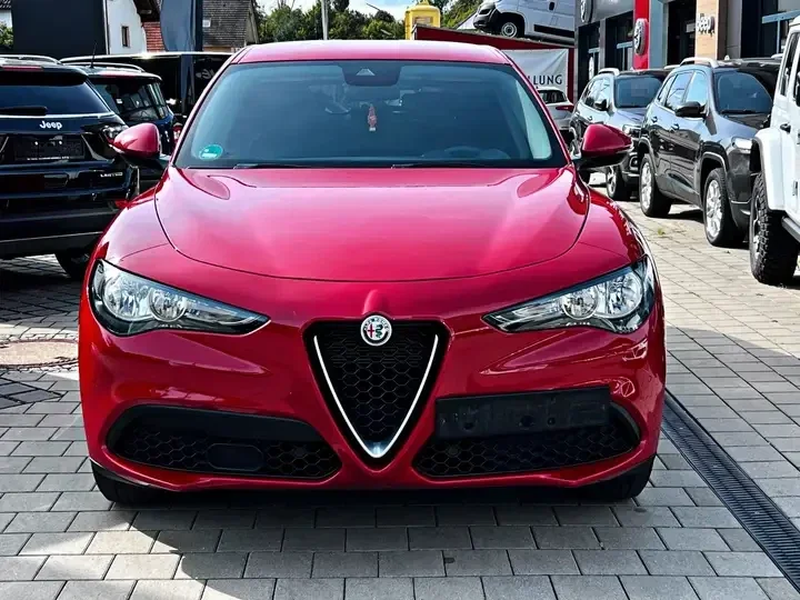 Alfa Romeo Stelvio red
