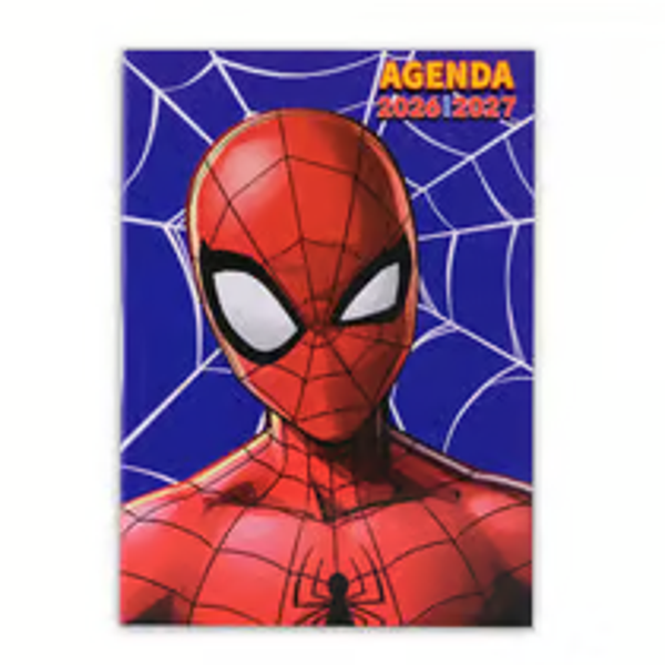 Agenda scolaire SPIDERMAN bleu 2026/2027