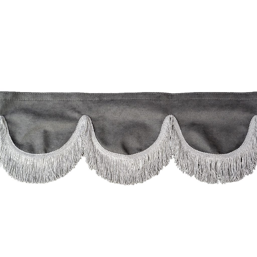 Raamband Alcantara Grijs