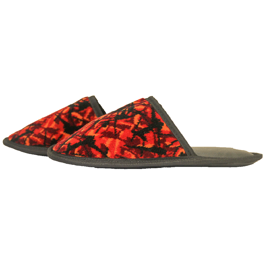 Deens Pluche Sloffen Rood