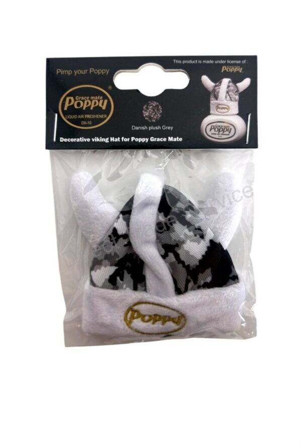 Poppy Mutsje Grijs Pluche