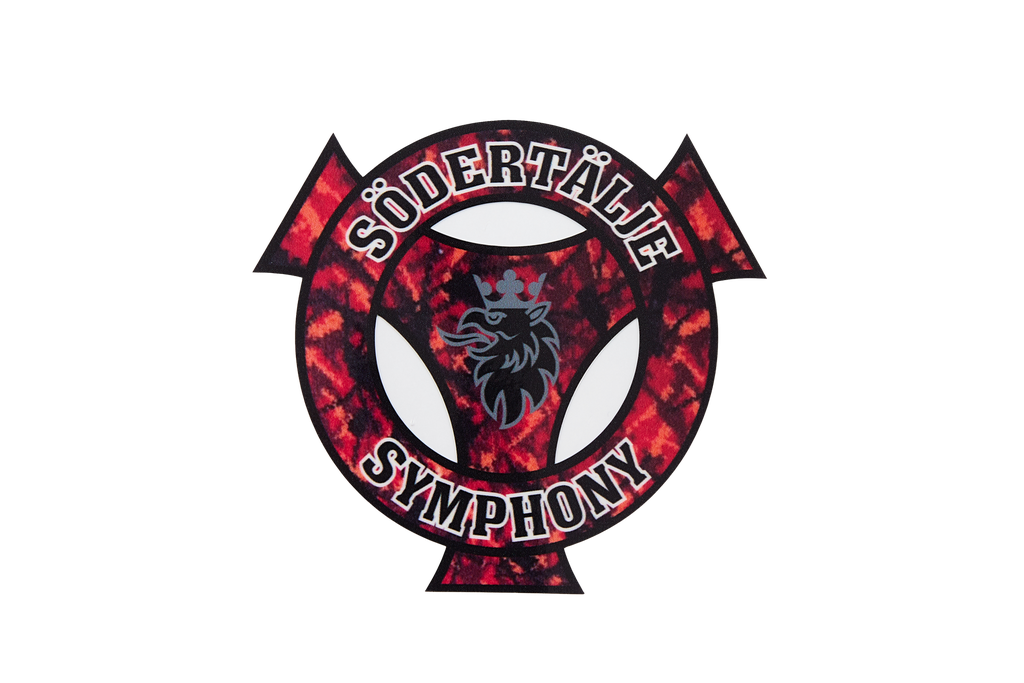 sticker - sodertalie symphony rood