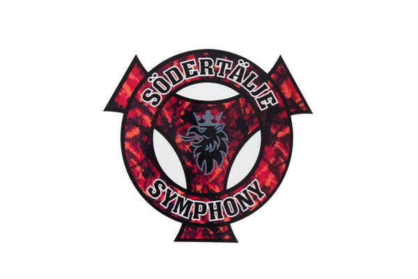 sticker - sodertalie symphony rood