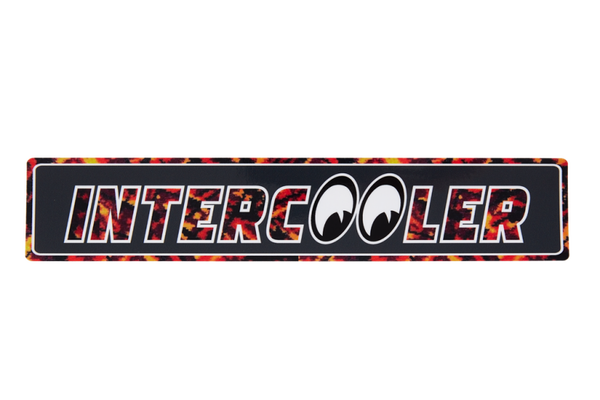 sticker - Intercooler (rode pluche)