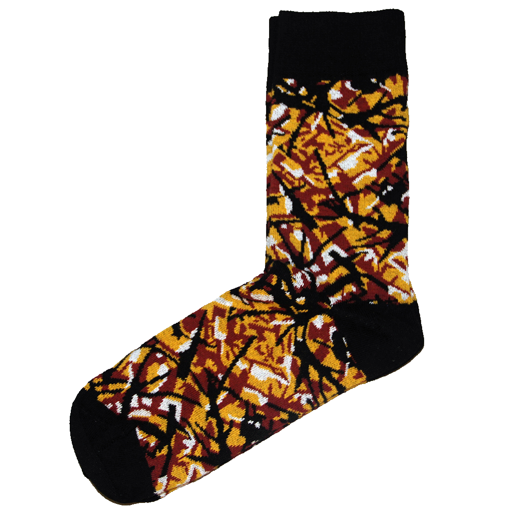 Deens Pluche Sokken Geel