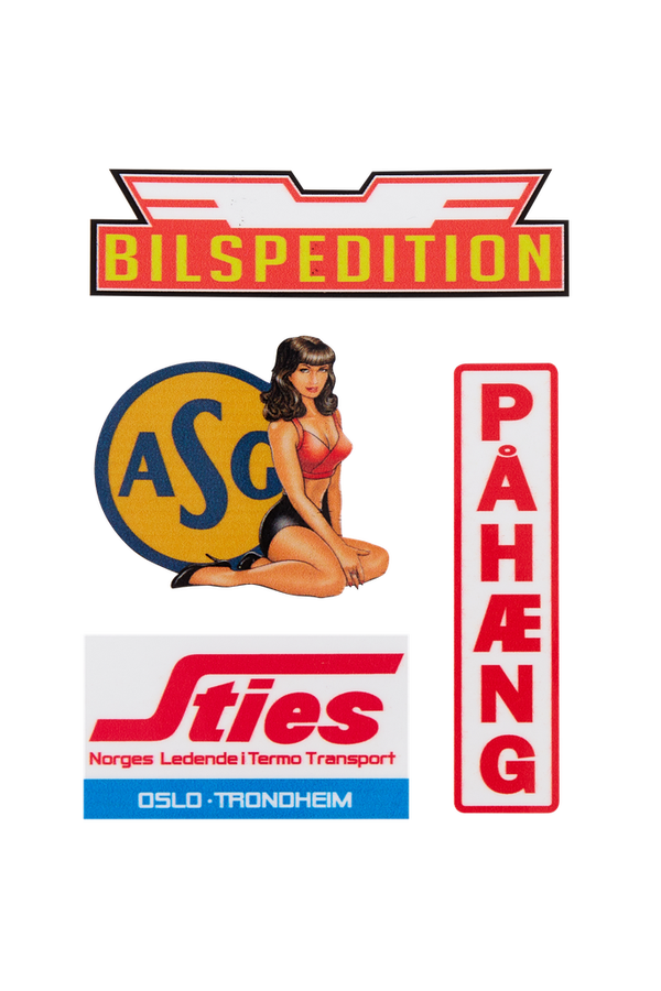 stickerset - Bilspedition, ASG, Pahaeng, Sties