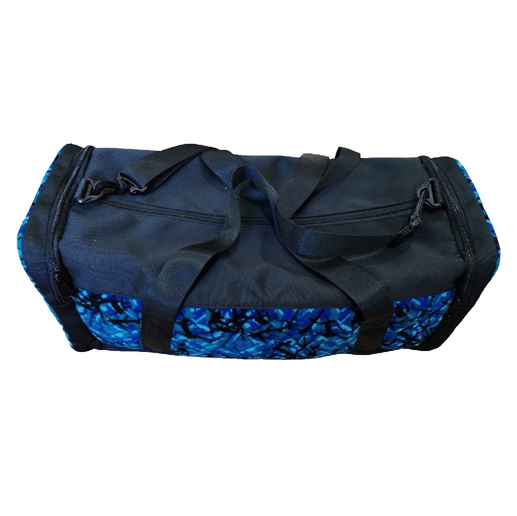 Reistas met Zijkanten in Deense Pluche Blauw