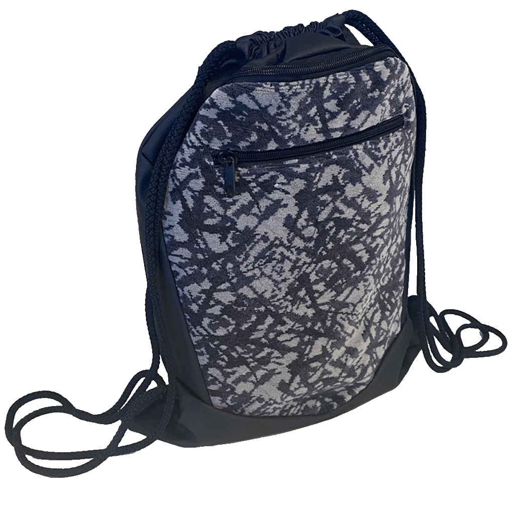 Deense Pluche Grijs Sportzak Met Koorden