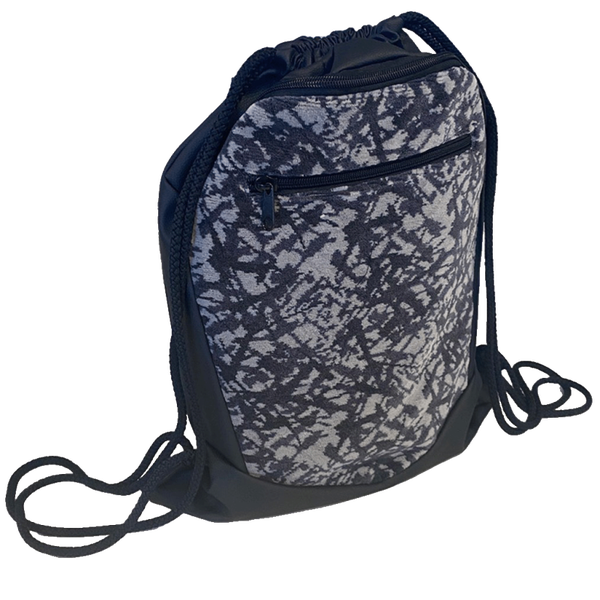 Deense Pluche Grijs Sportzak Met Koorden