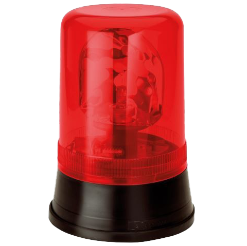 AEB Zwaailicht 595 24V met Rood Lampglas