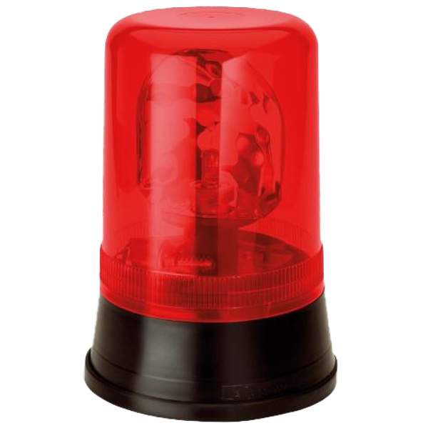 AEB Zwaailicht 595 24V met Rood Lampglas